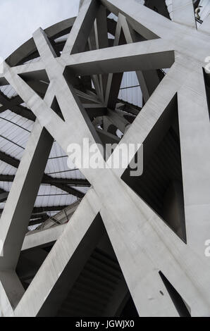 Nationalstadion Peking, besser bekannt als Nest des Vogels wurde das Olympiastadion von 2008 Stockfoto