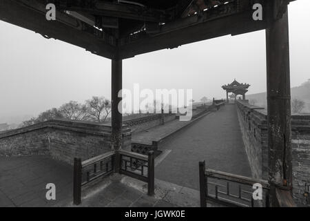 Wangs Hof, Lingshi, Shanxi, China Stockfoto