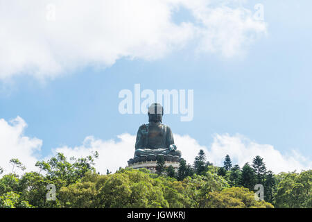 Tian tan Buddha Po Lin Kloster in Lantau Insel Hongkong China Stockfoto