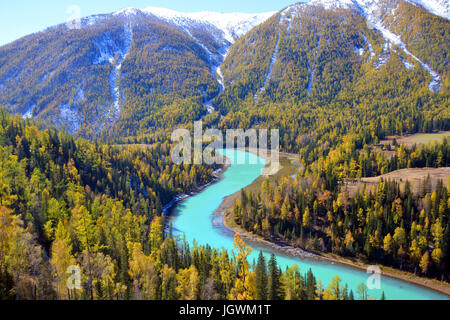 Kanas See, Xinjiang, China Stockfoto