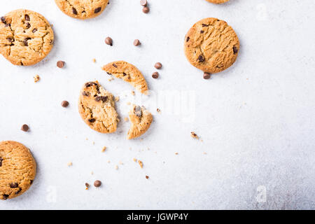 Chocolate Chip cookies Stockfoto