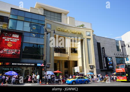 Dolby Theater auf dem Hollywood Boulevard und Highland Avenue Stockfoto