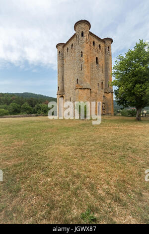 Schloss d'Arque, Aude, Frankreich, Stockfoto