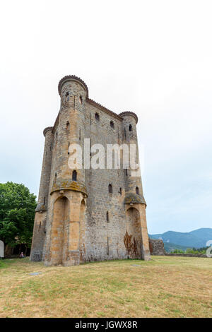 Schloss d'Arque, Aude, Frankreich, Stockfoto