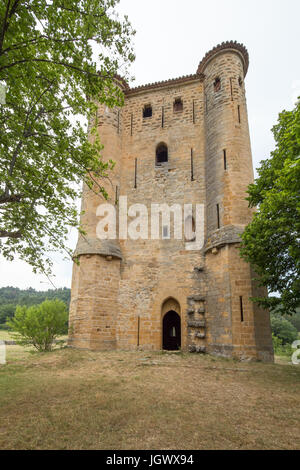 Schloss d'Arque, Aude, Frankreich, Stockfoto