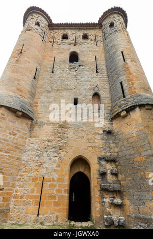 Schloss d'Arque, Aude, Frankreich, Stockfoto