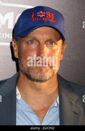 Actor Woody Harrelson attends the premiere of Focus Features