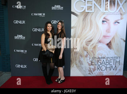 GENLUX Sommer Soiree am Camerich - Ankünfte mit: Tiffany Ortega, Lindsey Heide wo: Los Angeles, California, Vereinigte Staaten von Amerika bei: Kredit-9. Juni 2017: Brian To/WENN.com Stockfoto