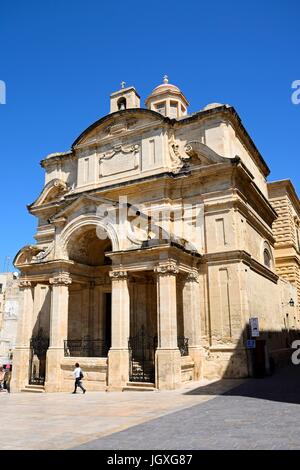 St. Katharina von Alexandria Kirche, Valletta, Malta, Europa. Stockfoto