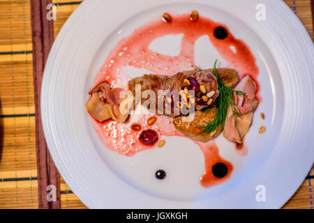 Gegrilltes Fleisch Medaillons Stockfoto