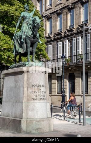 ABBILDUNG DER STADT BORDEAUX,(33) GIRONDE, AQUITAINE, FRANKREICH Stockfoto