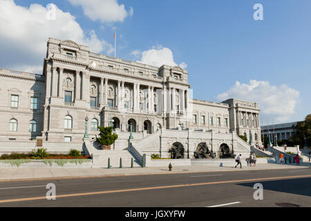 Die Library of Congress Gebäude - Washington, DC USA Stockfoto