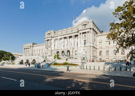 Die Library of Congress Gebäude - Washington, DC USA Stockfoto