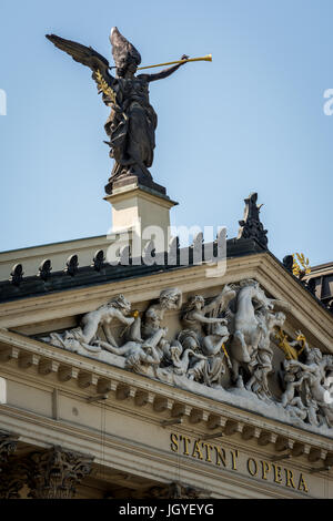 Foto der Staatsoper in tschechische Stadt Prag Stockfoto