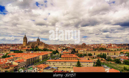 Salamanca, Spanien: Die Altstadt und die neue Kathedrale Catedral Nueva Stockfoto