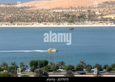 Die Corniche. Emirat Abu Dhabi. Stockfoto