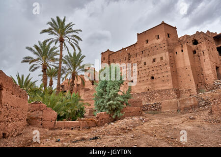 Kasbah Tamenougalt, Agdz, Zagora, Souss-Massa-Draâ, Marokko Stockfoto