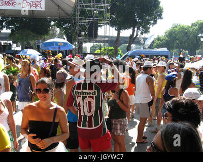 Blöcke von Straße, Karneval 2009, Rio de Janeiro, Brasilien Stockfoto