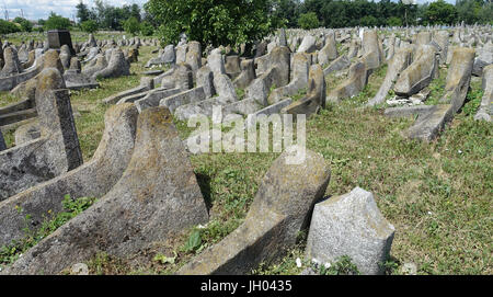 Friedhof Berdytschiw Ukraine Stockfoto