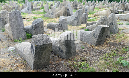 Friedhof Berdytschiw Ukraine Stockfoto