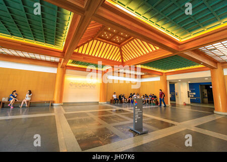 National Folk Museum of Korea am 19. Juni 2017 befindet sich in der Stadt Seoul, Korea Stockfoto