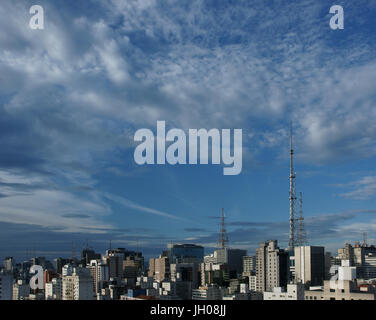 Bau, Gebäude, Stadt, Hauptstadt, São Paulo, Brasilien Stockfoto