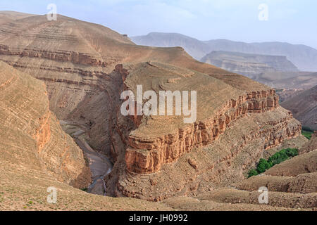 Canyon im Draa-Tal Stockfoto