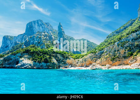 berühmten Cliff in Cala Goloritzè Stockfoto