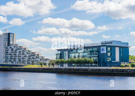 Glasgow, Scotland, UK - 8. August 2012: Die Fernsehstudios von STV in Glasgow. Stockfoto