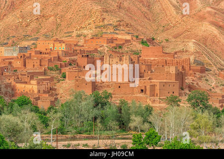 Alten Kasbah (befestigtes Dorf) Stockfoto