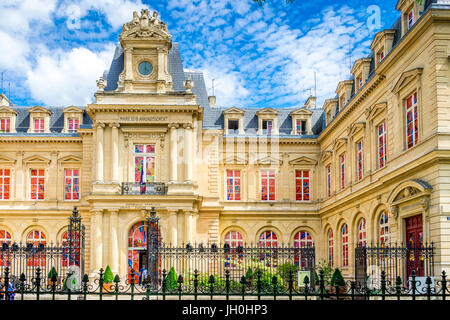 Das Rathaus des 3. Arrondissements in Paris Stockfoto