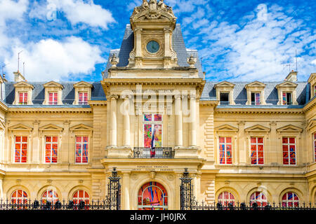 Das Rathaus des 3. Arrondissements in Paris Stockfoto