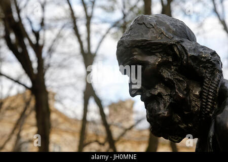 Rodin-Museum, Paris. Denkmal für die Bürger von Calais. Detail.  Frankreich. Stockfoto