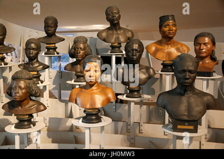 MusŽe de l ' Homme, Museum of Mankind, Paris. Menschlichen Vielfalt. Frankreich. Stockfoto