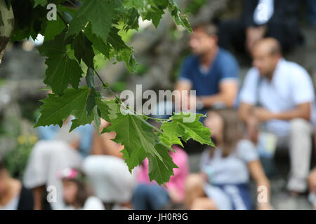 Heiligtum der Benite La Fontaine. Katholische Messe.  Frankreich. Stockfoto