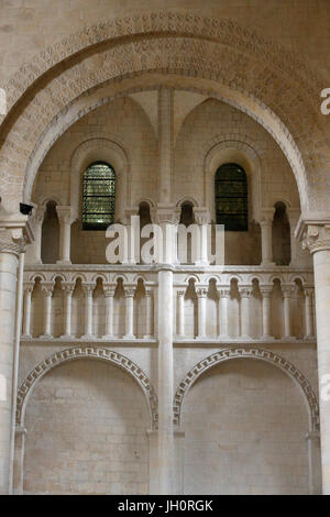 Abbaye-Aux-Dames, in Caen. Heilige Dreifaltigkeit Abteikirche. Frankreich. Stockfoto