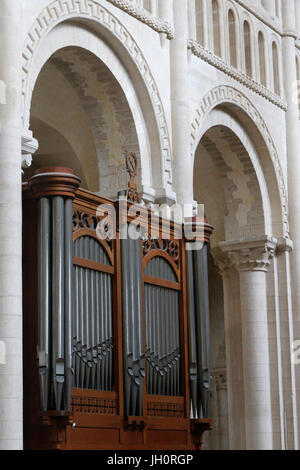 Abbaye-Aux-Dames, in Caen. Heilige Dreifaltigkeit Abteikirche. Frankreich. Stockfoto