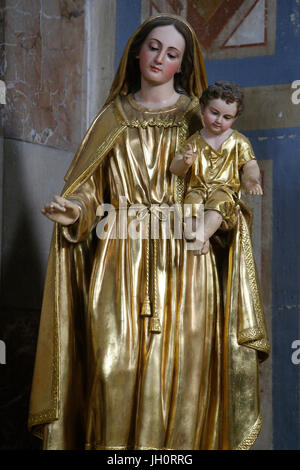 Kathedrale la Major, Marseille.  Madonna mit Kind. Frankreich. Stockfoto