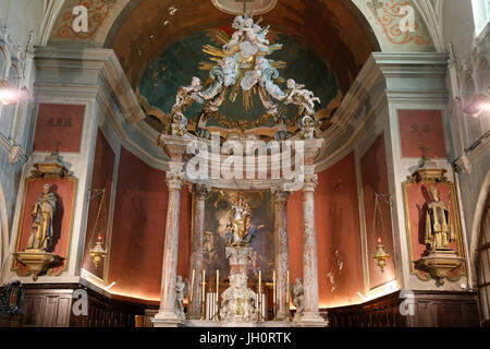 Saint Cannat Les Precheurs Kirche, Marseille.  Chor. Frankreich. Stockfoto