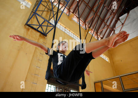 PHARE-Ponleu Selpak Zirkusschule. Kambodscha. Stockfoto