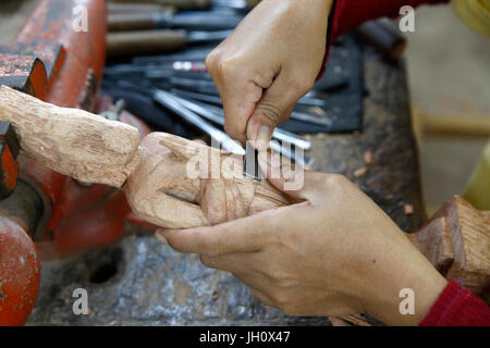 Les Artisans d'Angkor Handwerk Werkstatt in Siem Reap. Kambodscha. Stockfoto