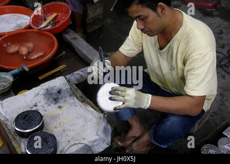 Les Artisans d'Angkor Handwerk Werkstatt in Siem Reap. Kambodscha. Stockfoto