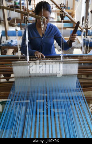 Einkommen schaffende Werkstatt KNK Kambodscha (japanische NGO). Kambodscha. Stockfoto