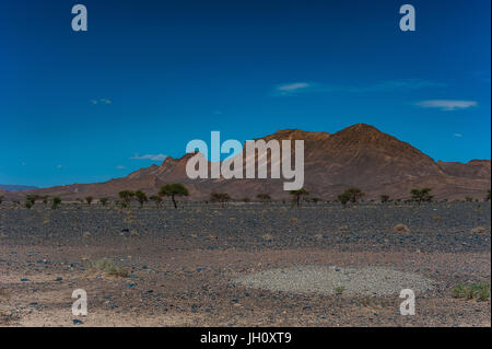 Berge in der Nähe von Zagora, Südmarokko, Marokko, Maghreb, Nordafrika, Afrika Stockfoto