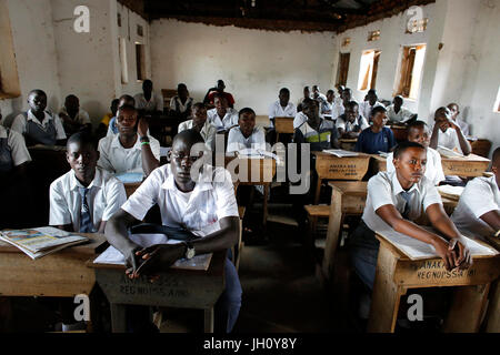 Anaka senior Secondary School.  Uganda. Stockfoto