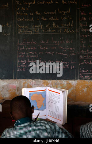 Mulago Schule für Gehörlose, ausgeführt von der Mulago katholischen Spiritaner Gemeinschaft. Uganda. Stockfoto