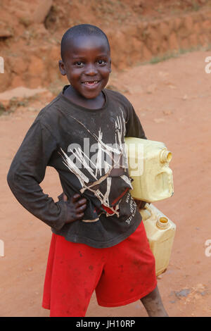 Bezaubernde Wasser im Mulago, Kampala. Uganda. Stockfoto