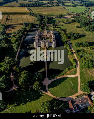 Bodiam Castle East Sussex Stockfoto