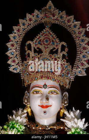 Sanatan Mandir hindu-Tempel, Leicester. SITA Murthi. Vereinigtes Königreich. Stockfoto