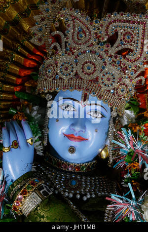 Sanatan Mandir hindu-Tempel, Leicester. Krishna Murthi. Vereinigtes Königreich. Stockfoto